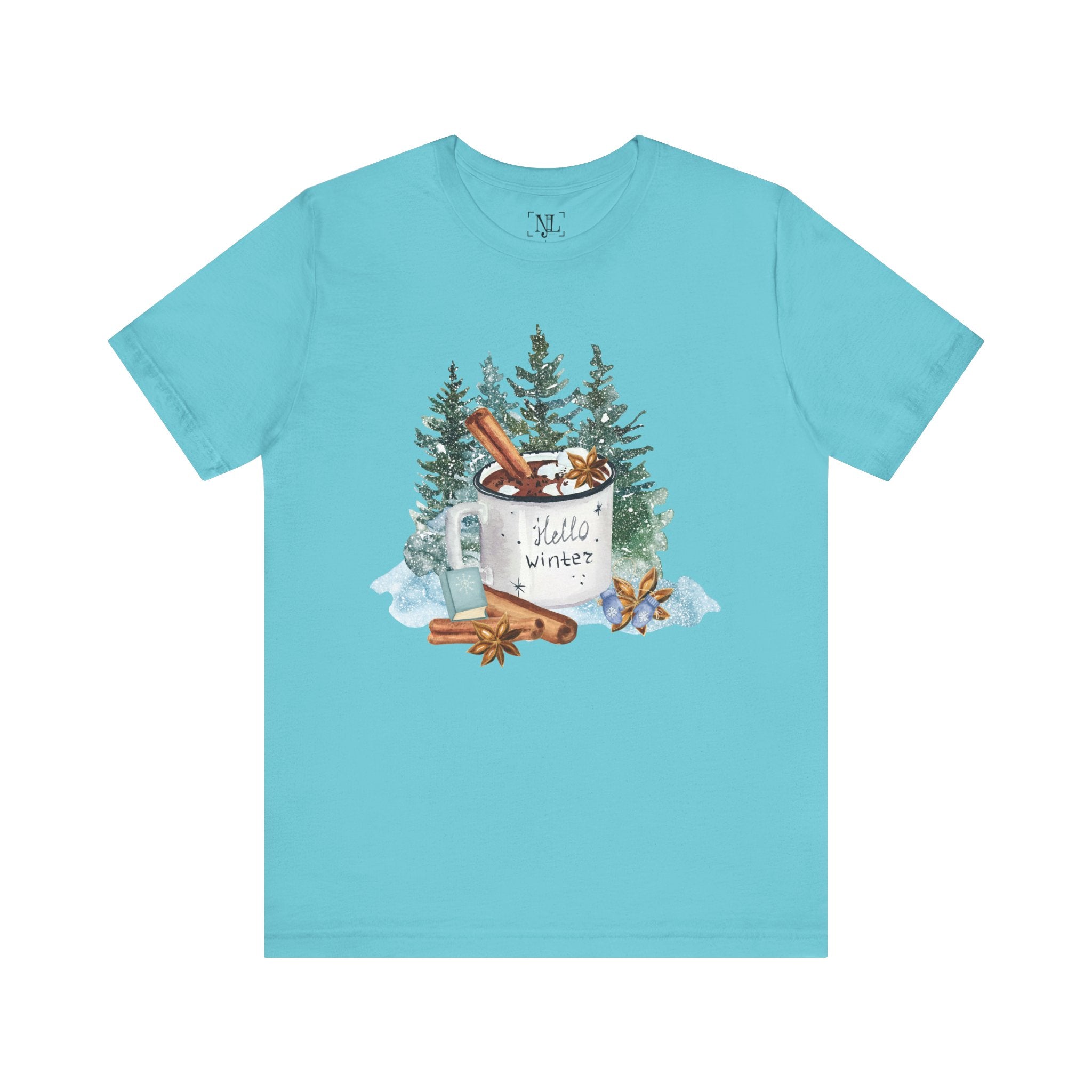 Hello Winter Mug Short Sleeve Tee