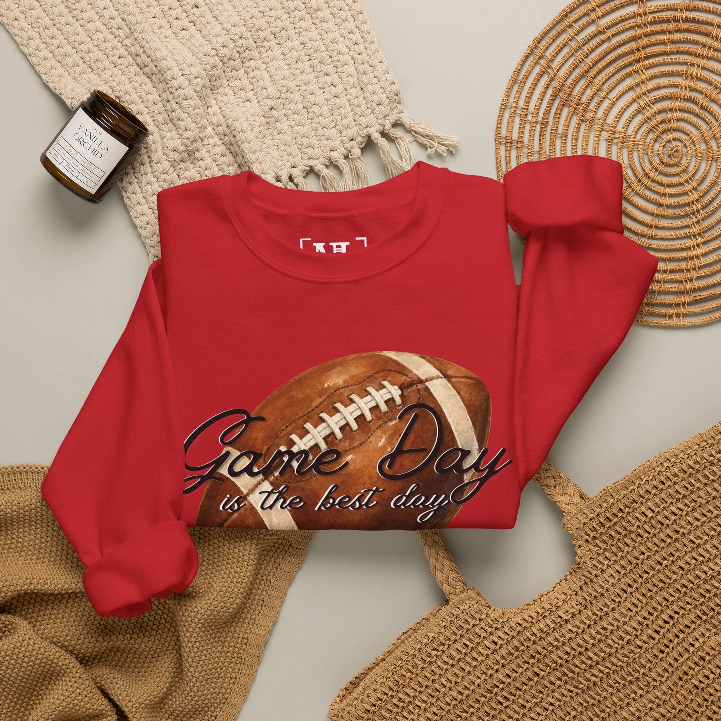 Game Day Is The Best Day Football Crewneck Sweatshirt