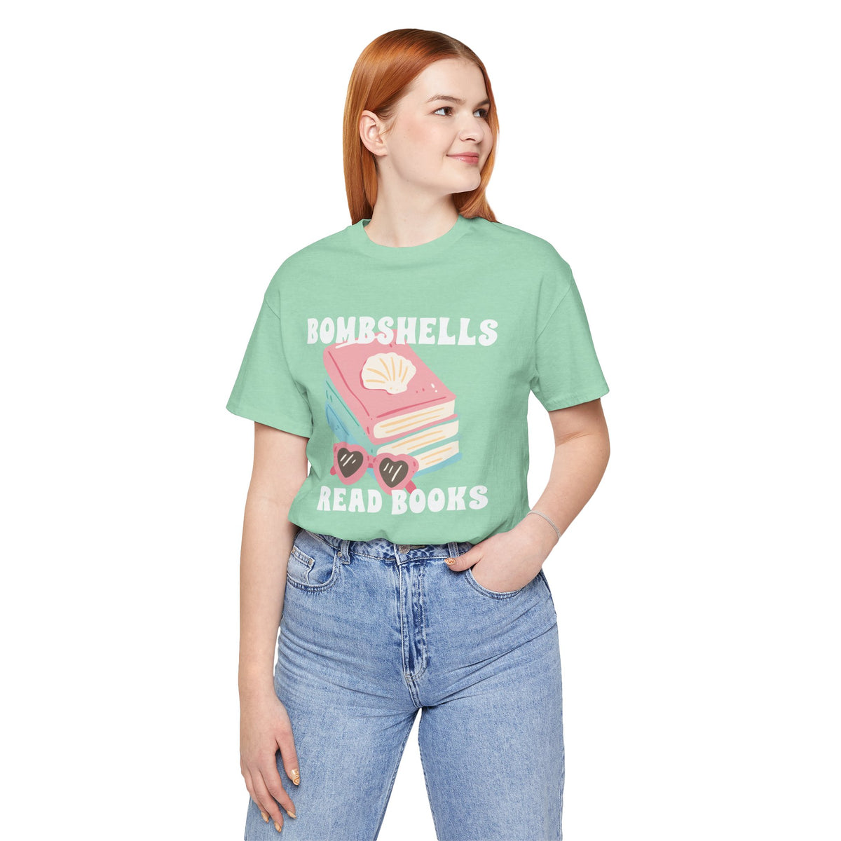 Bombshells Read Books - Bookish Villa Inspired Tee (White Text)