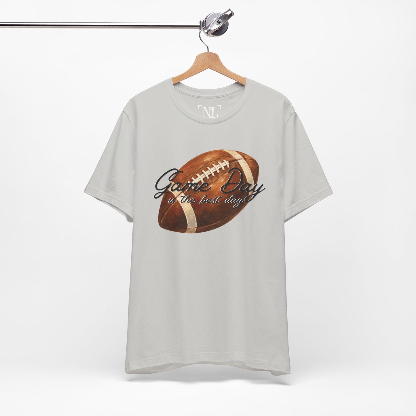 Game Day Football Tee — "Game Day is the best day" Vintage Football Shirt