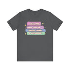 Book Lover Tee — "Just One More Chapter Unless There’s A Cliffhanger" Pastel Graphic