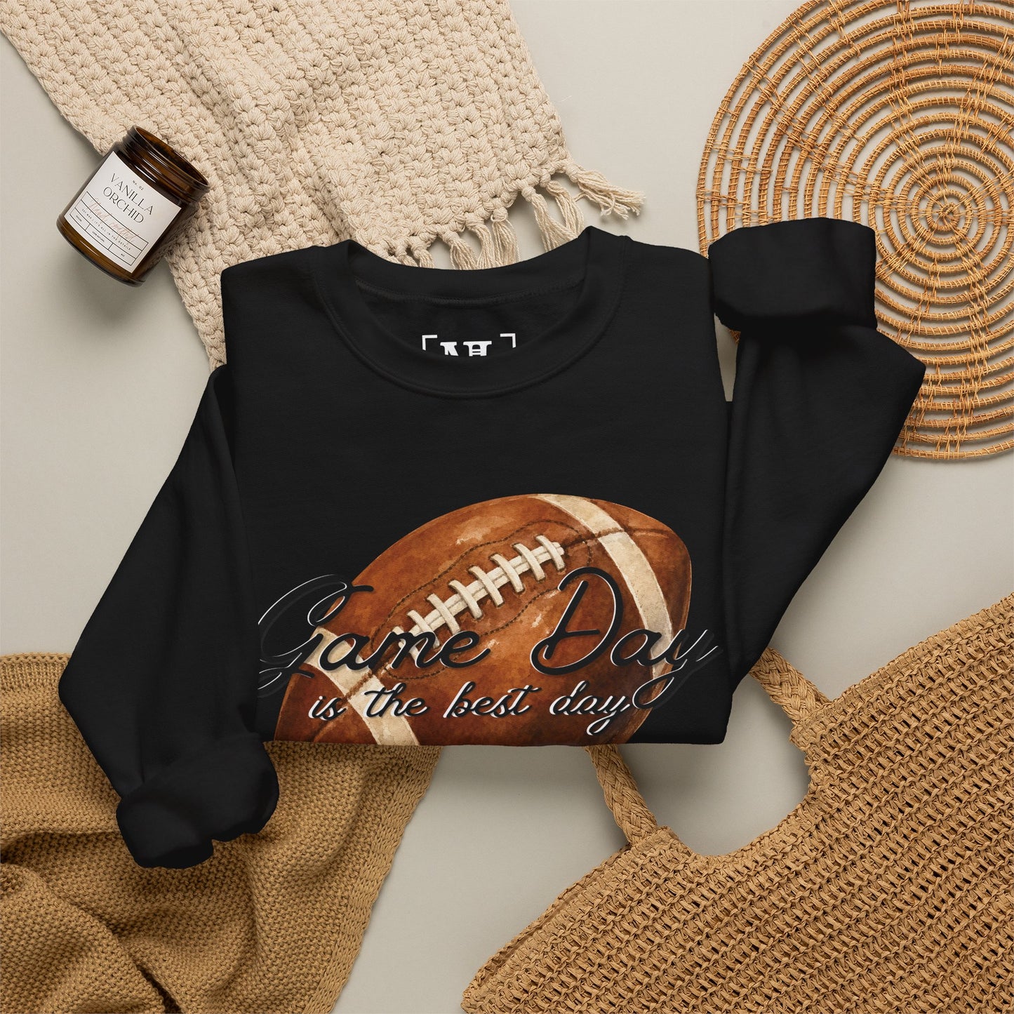Game Day Is The Best Day Football Crewneck Sweatshirt