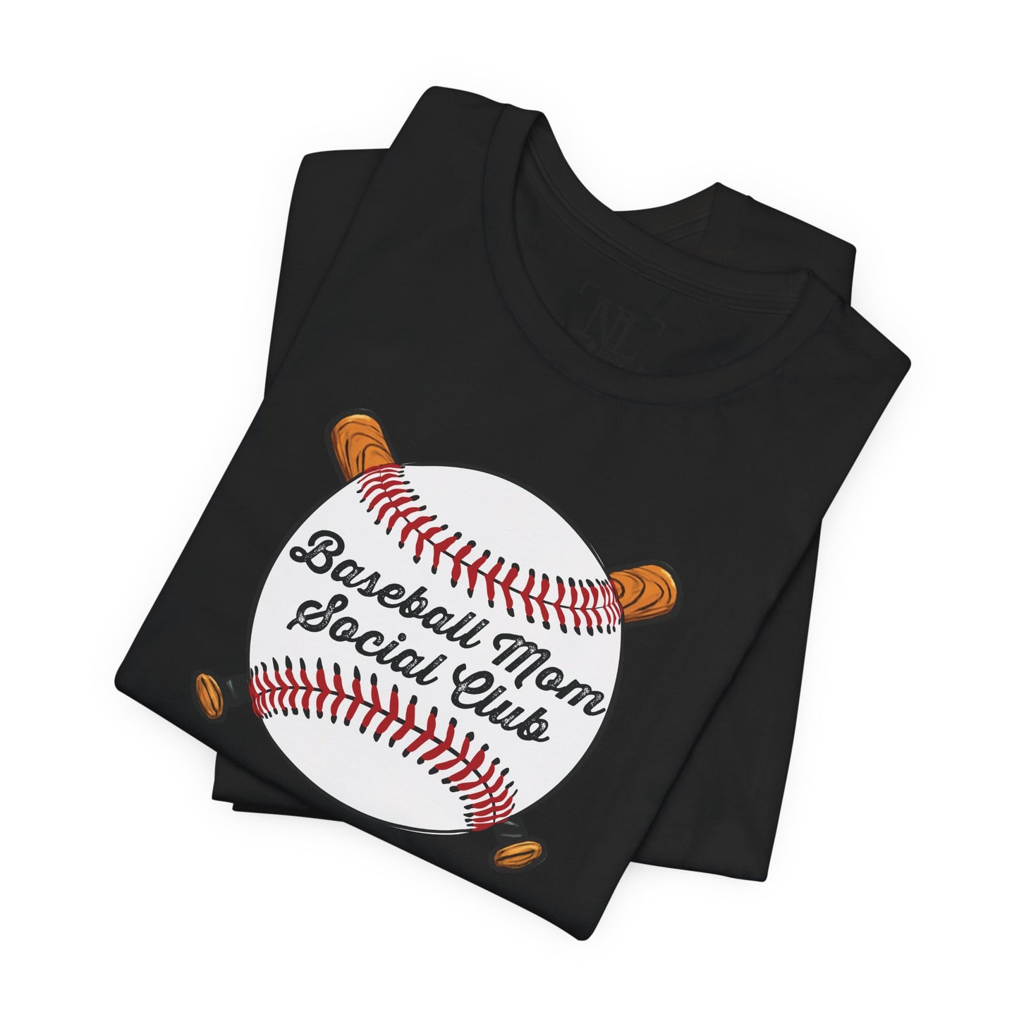 Baseball Mom Social Club Tee — Women’s Baseball Mom T-Shirt