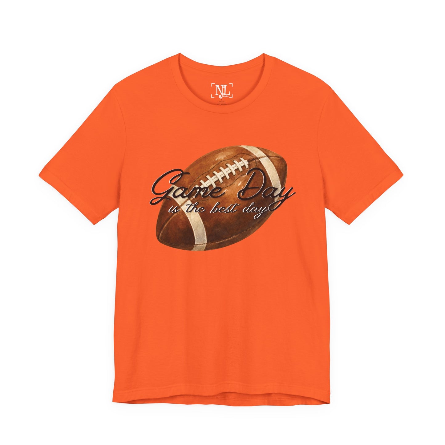 Game Day Football Tee — "Game Day is the best day" Vintage Football Shirt
