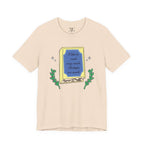 Book Lover's Short Sleeve Tee — “I like to read very much. Perhaps too much.” Graphic