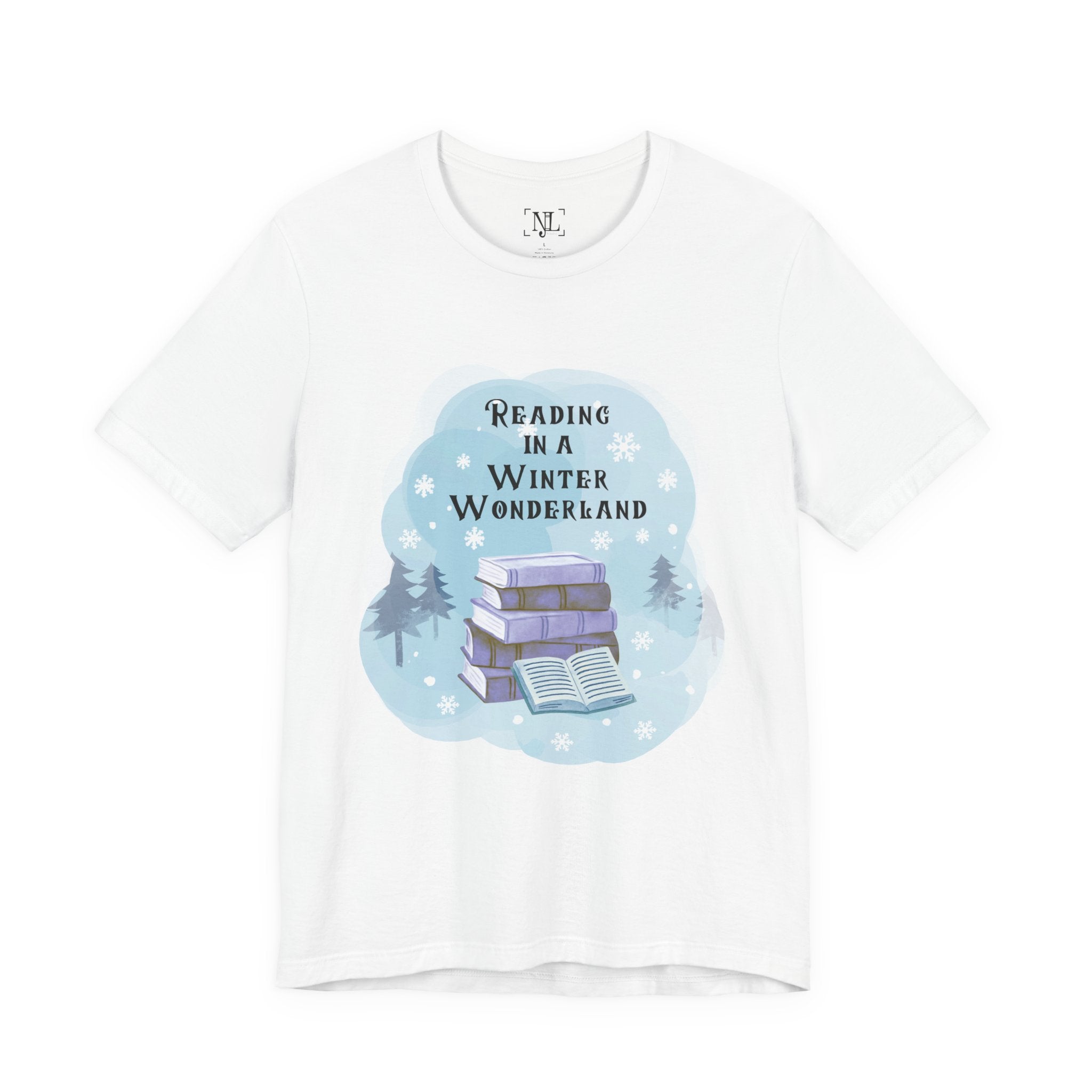 Reading in a Winter Wonderland Short Sleeve Tee