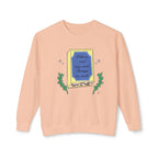 Book Lover Crewneck Sweatshirt – "I like to read very much. Perhaps too much." Graphic