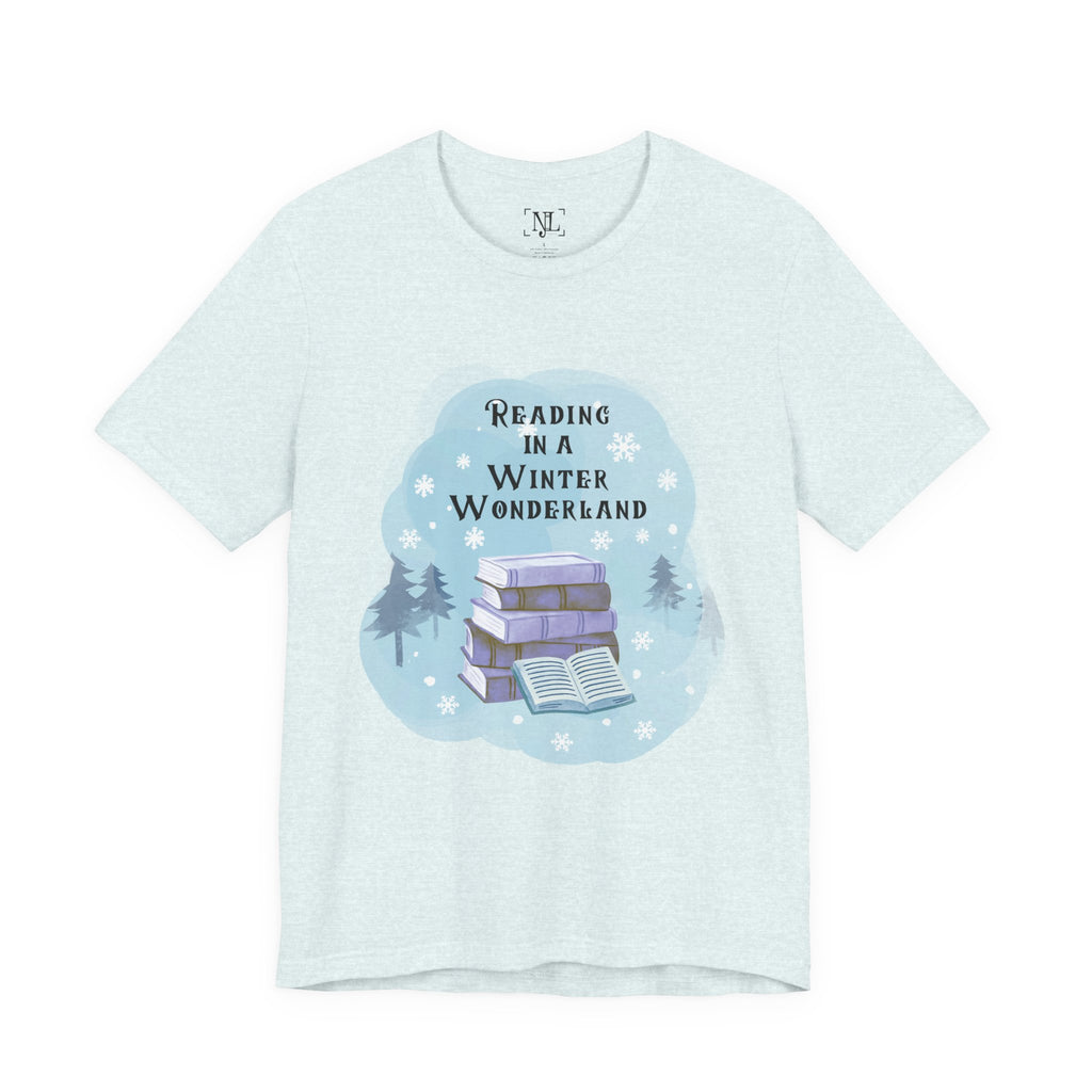Reading in a Winter Wonderland Short Sleeve Tee