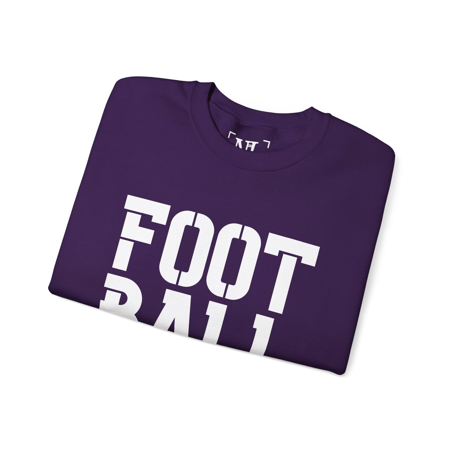 Football Mom Crewneck Sweatshirt (White Text)