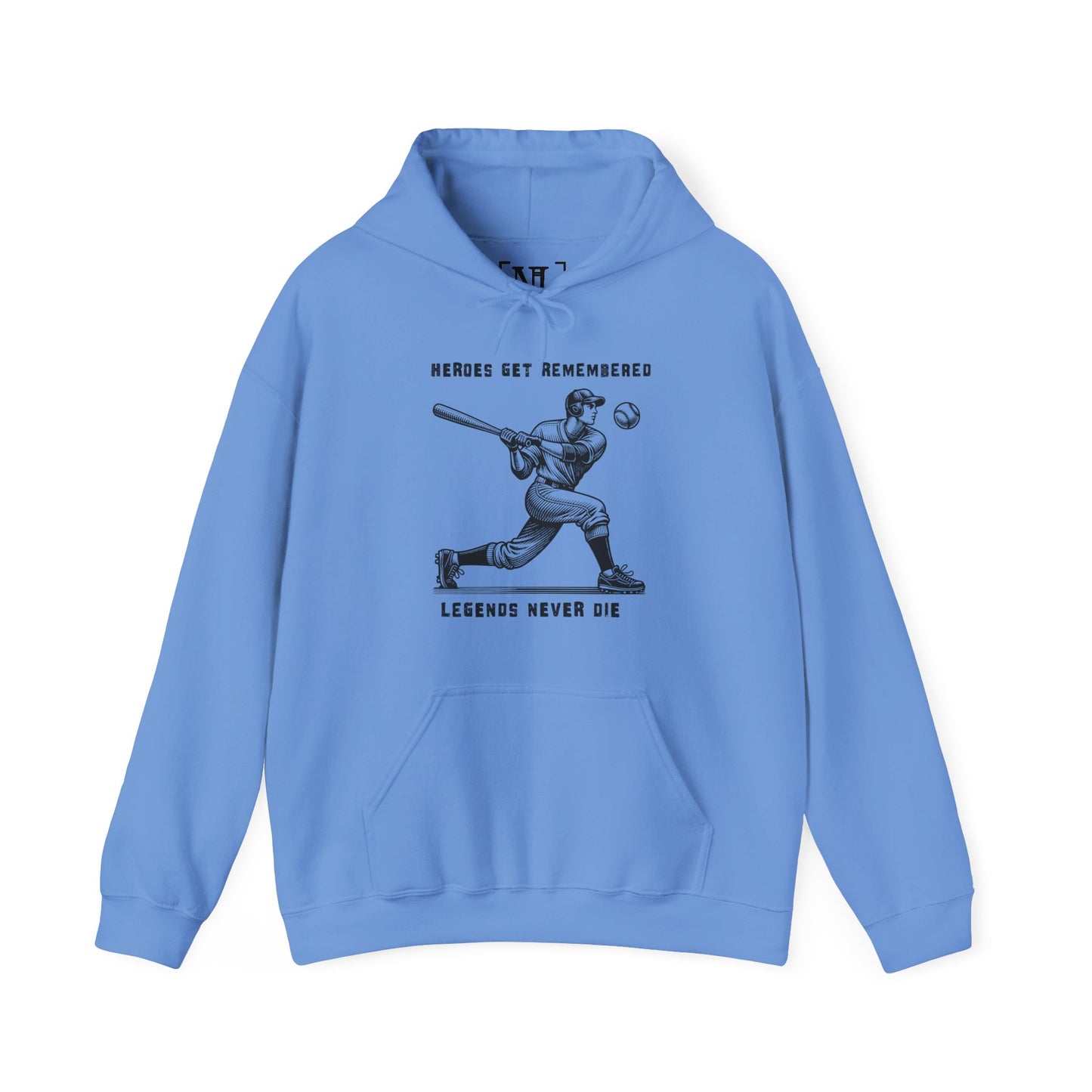Baseball Tribute Hoodie — "Heroes Get Remembered, Legends Never Die" Hoodie