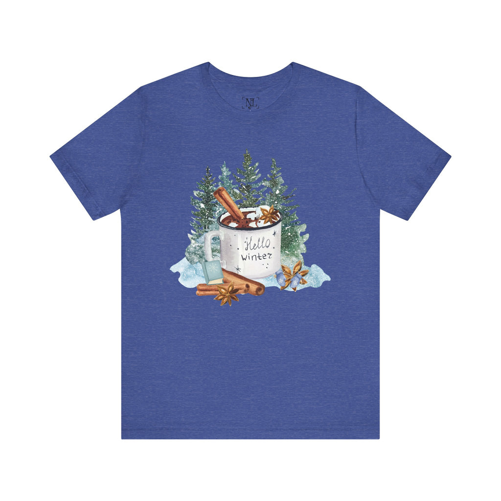 Hello Winter Mug Short Sleeve Tee