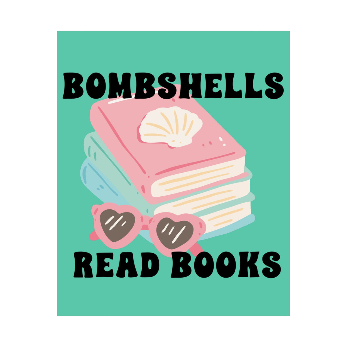 Bombshells Read Books - Bookish Villa Inspired Wall Art