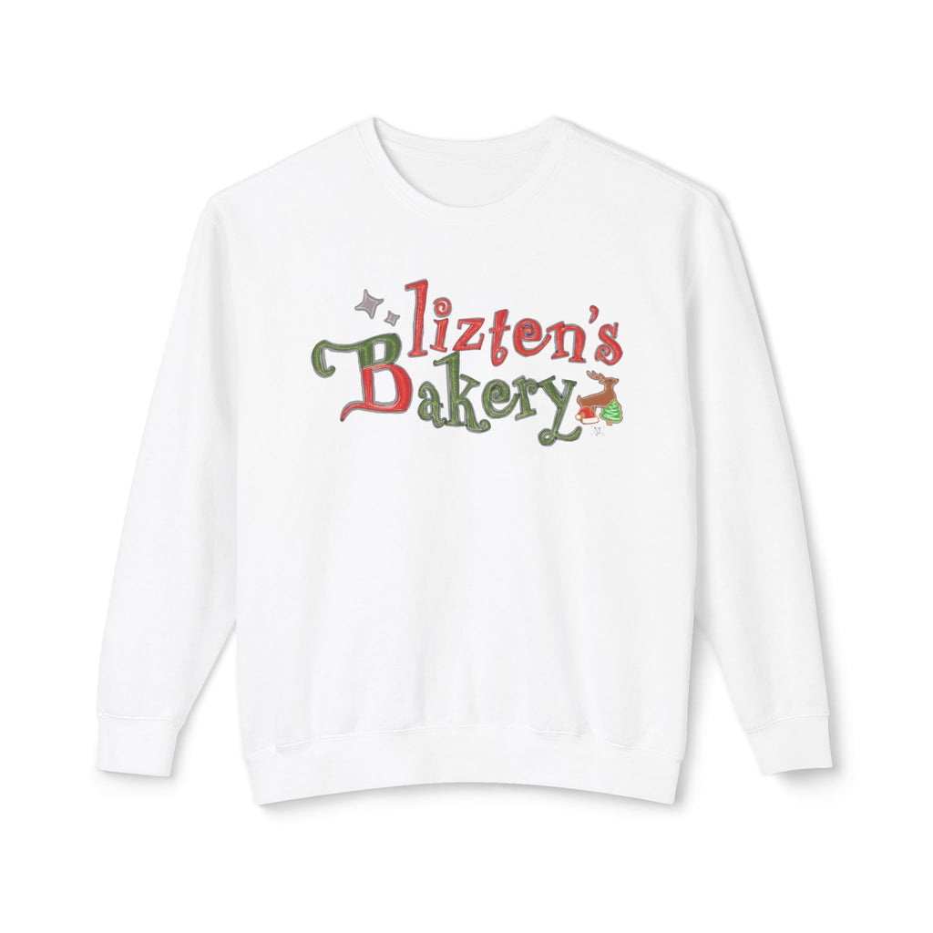 Blitzen's Bakery Crewneck Christmas Sweatshirt