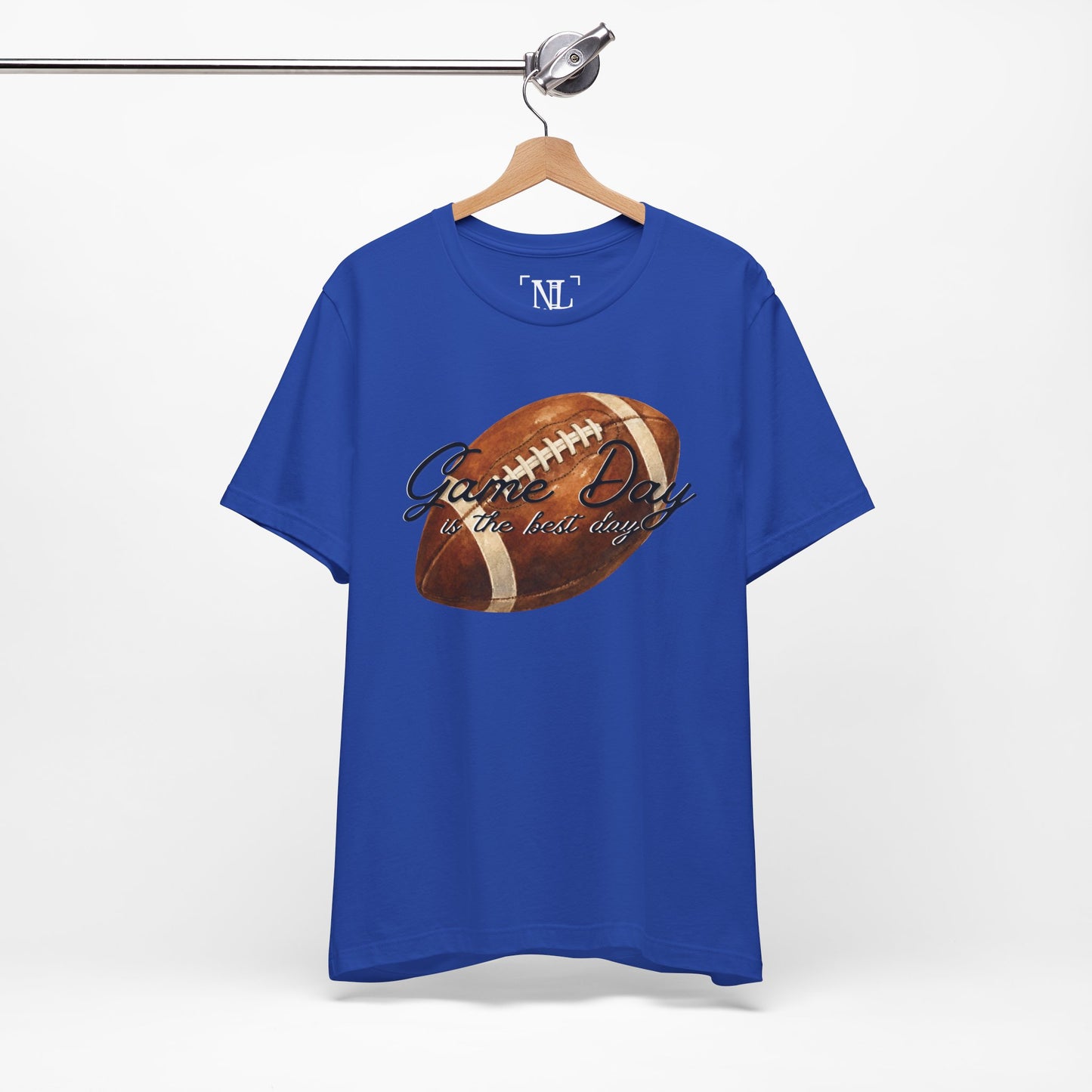 Game Day Football Tee — "Game Day is the best day" Vintage Football Shirt
