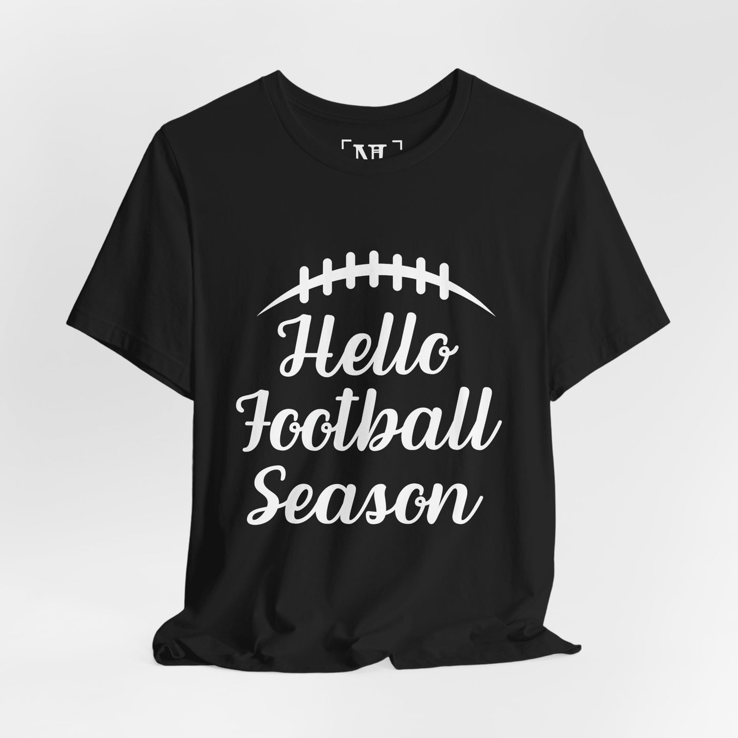 Hello Football Season - Graphic Tee (White Text)