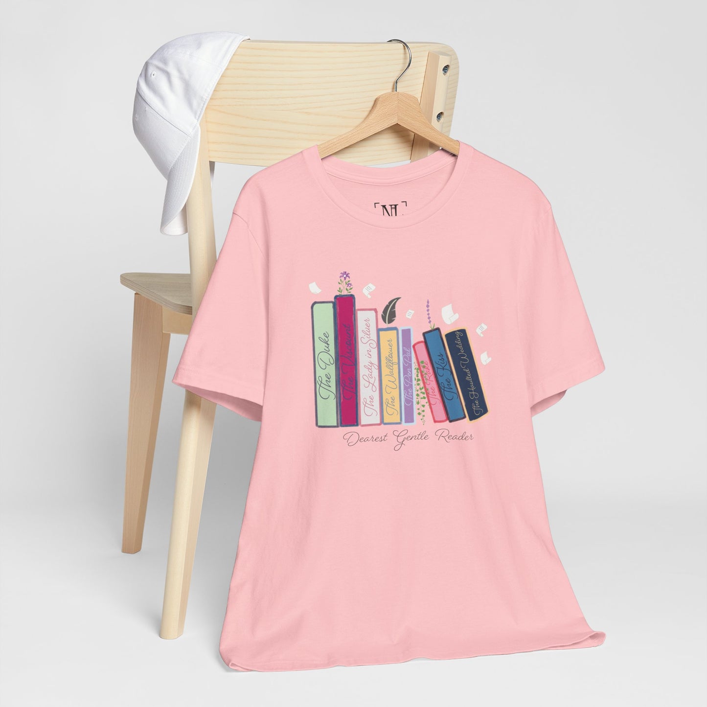 Dearest Gentle Reader Book Stack - Regency Romance Inspired Tee