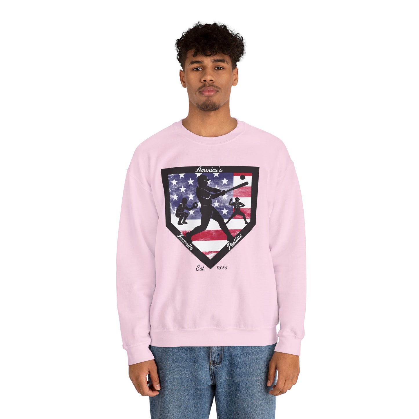 Baseball Home Plate Sweatshirt – America's Favorite Pastime Sweatshirt