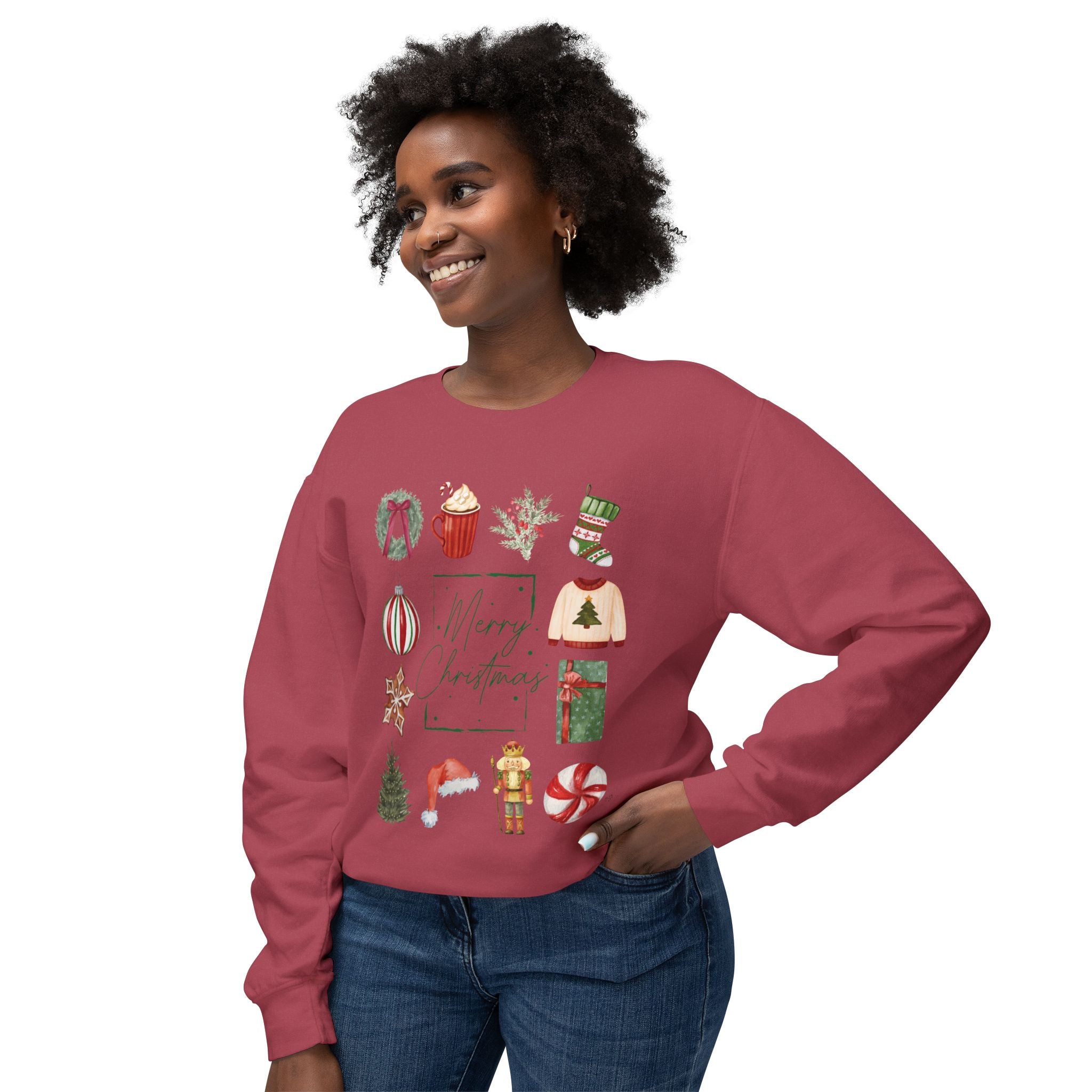 Vintage Merry Christmas - Crewneck Sweatshirt