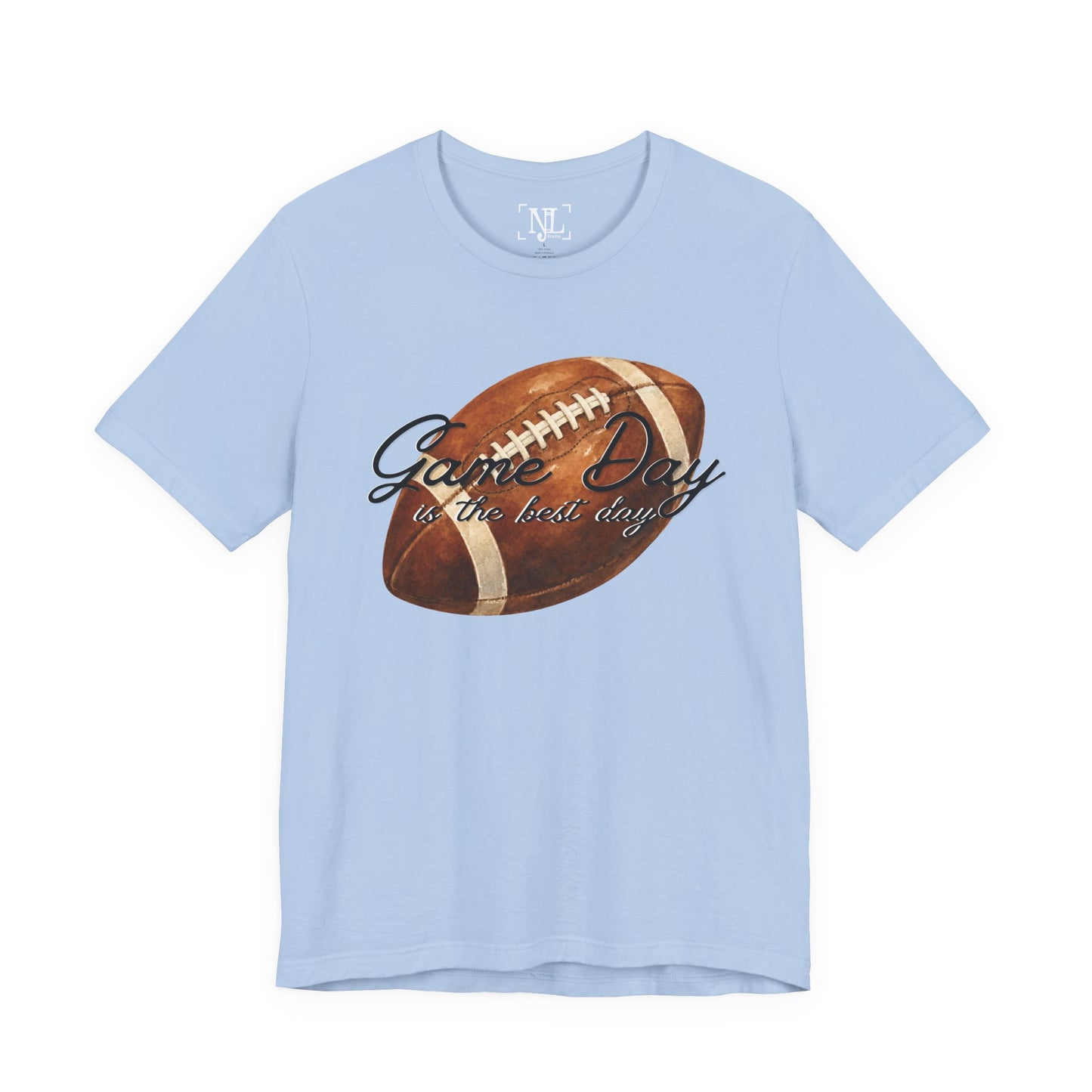 Game Day Football Tee — "Game Day is the best day" Vintage Football Shirt