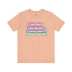 Book Lover Tee — "Just One More Chapter Unless There’s A Cliffhanger" Pastel Graphic