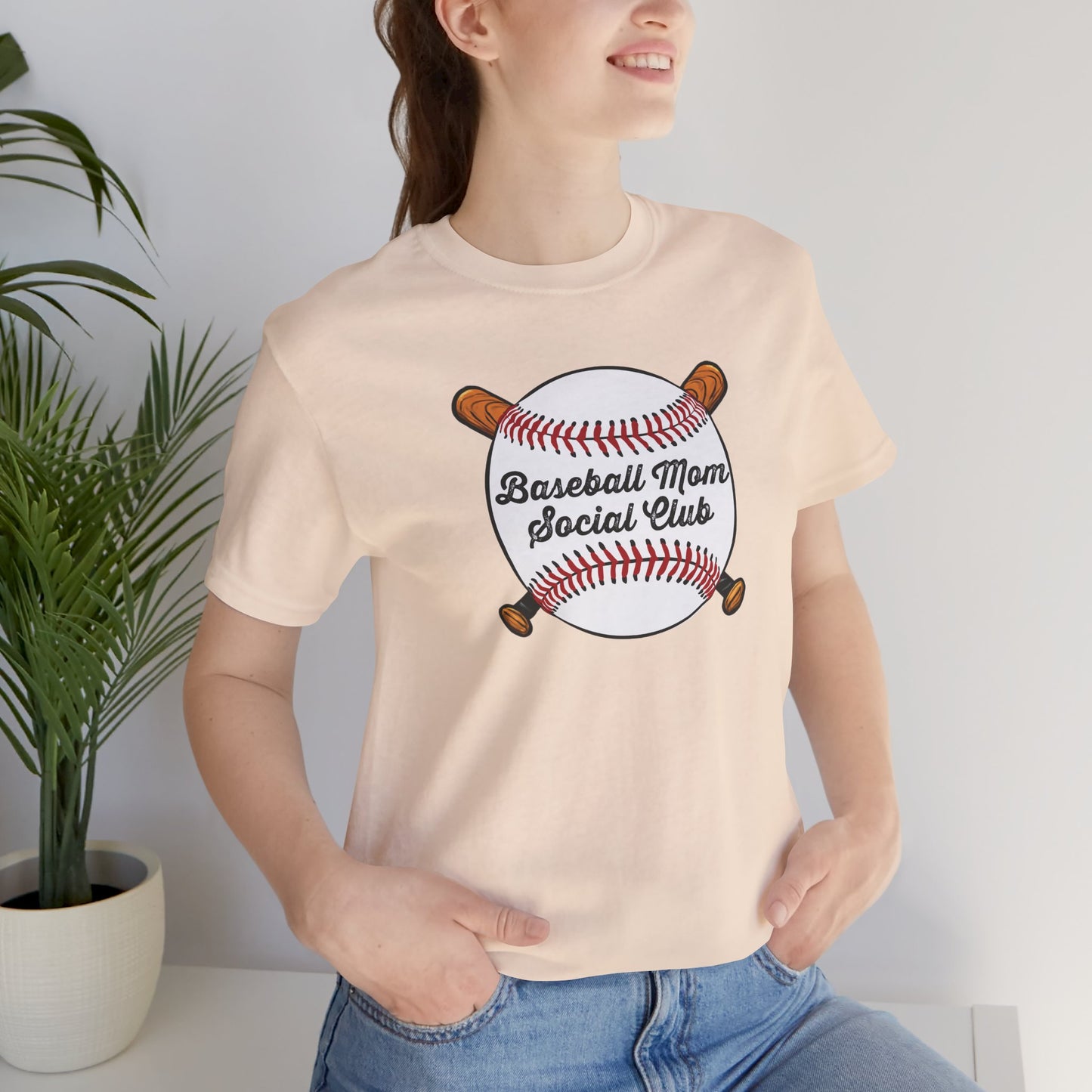 Baseball Mom Social Club Tee — Women’s Baseball Mom T-Shirt
