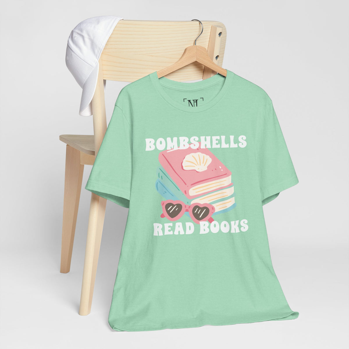 Bombshells Read Books - Bookish Villa Inspired Tee (White Text)
