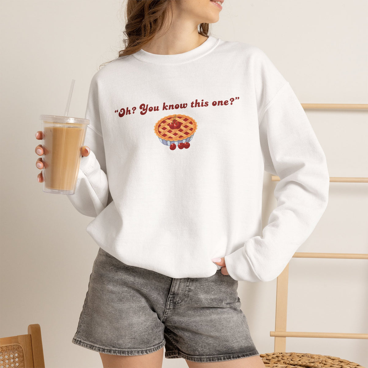 Oh? You know this one? Cherry Pie - Hockey Romance Inspired Sweatshirt