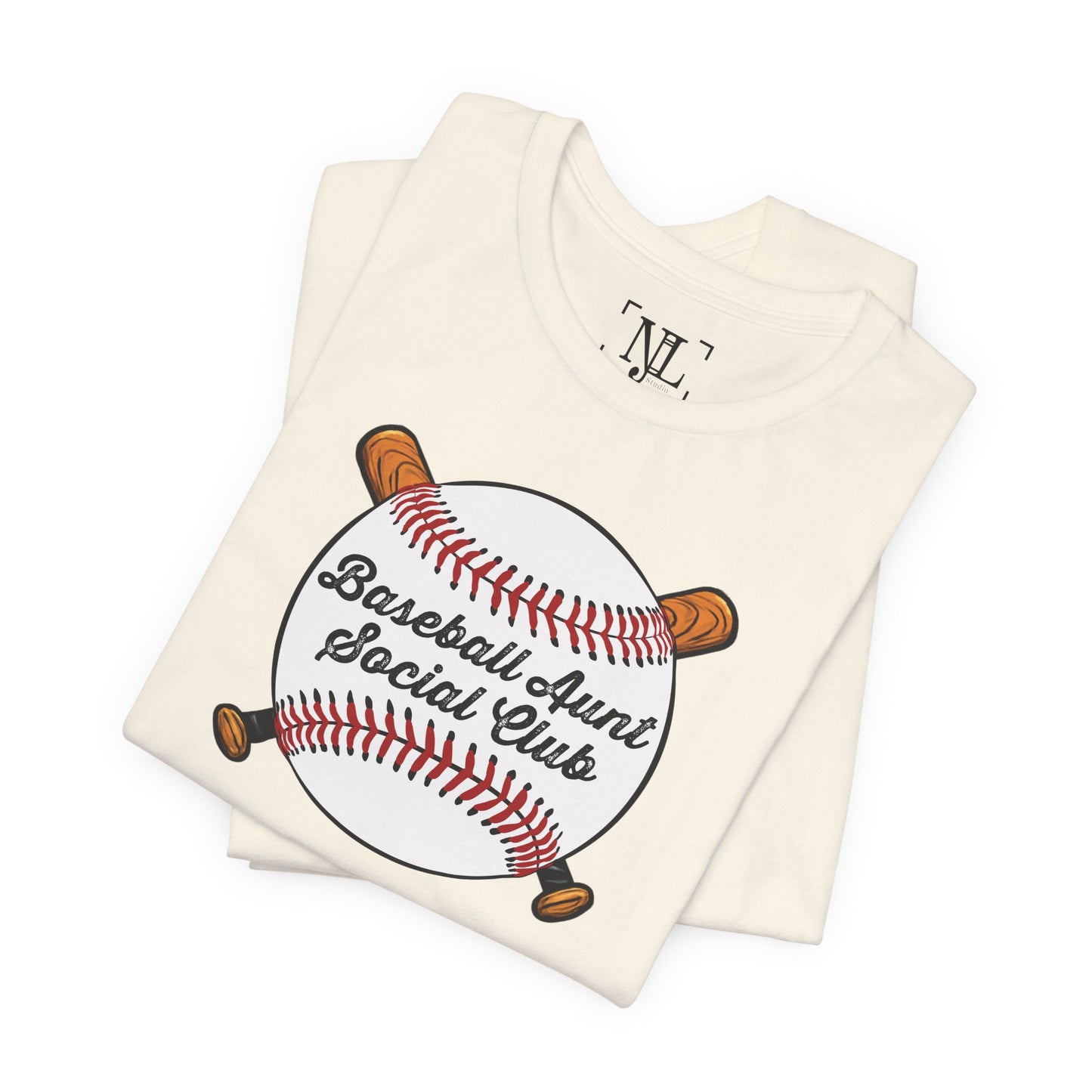 Baseball Aunt Social Club Tee — Women’s Baseball T-Shirt