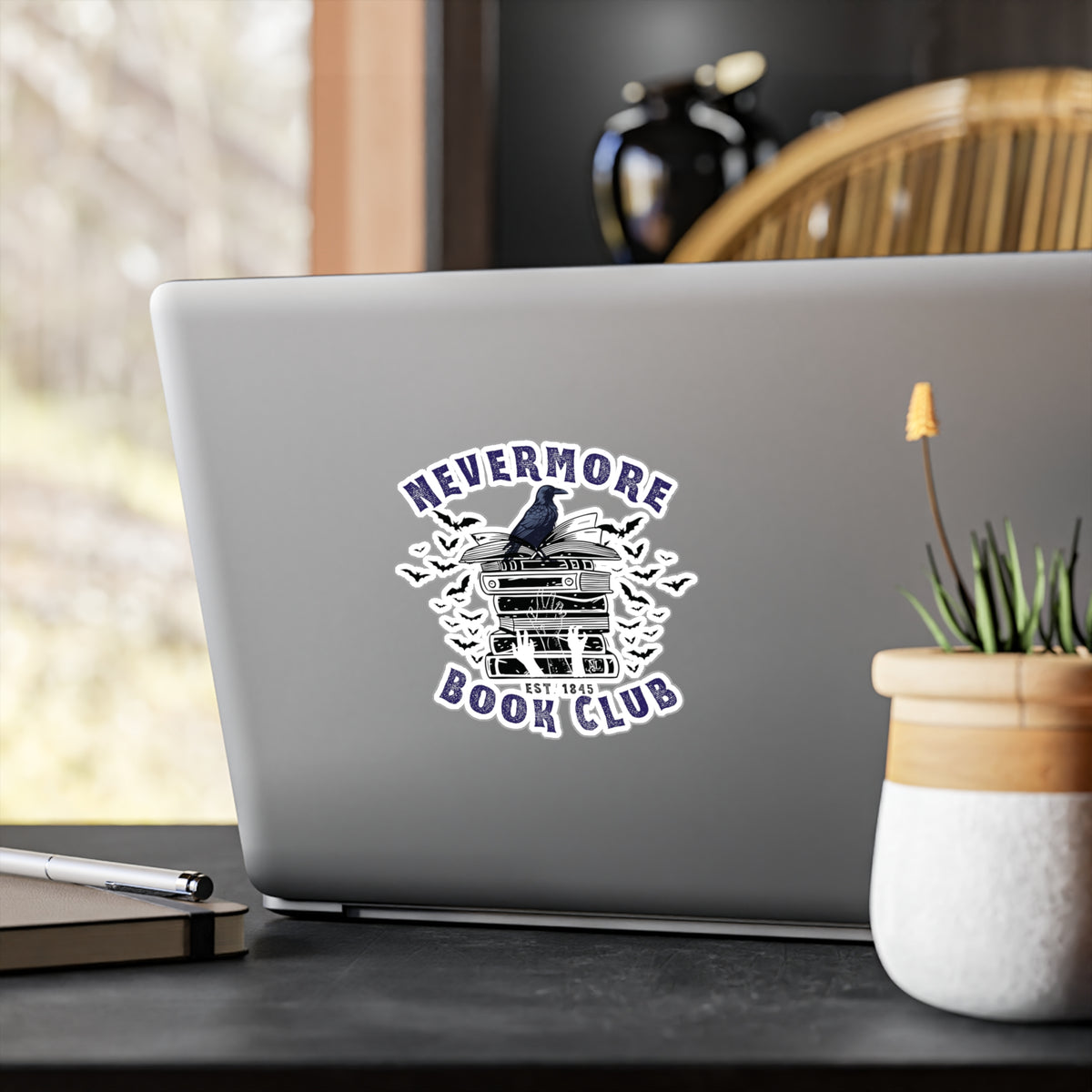 Nevermore Book Club Vinyl Decals