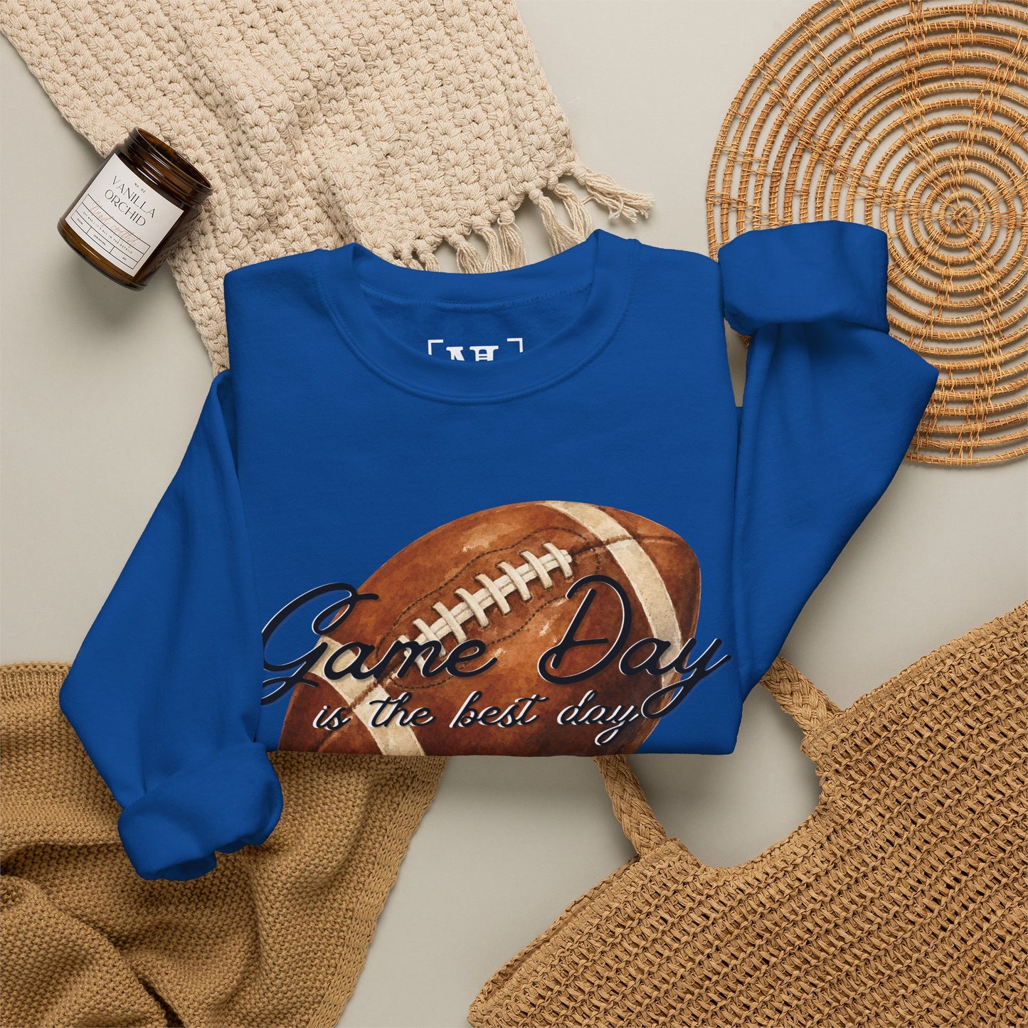 Game Day Is The Best Day Football Crewneck Sweatshirt