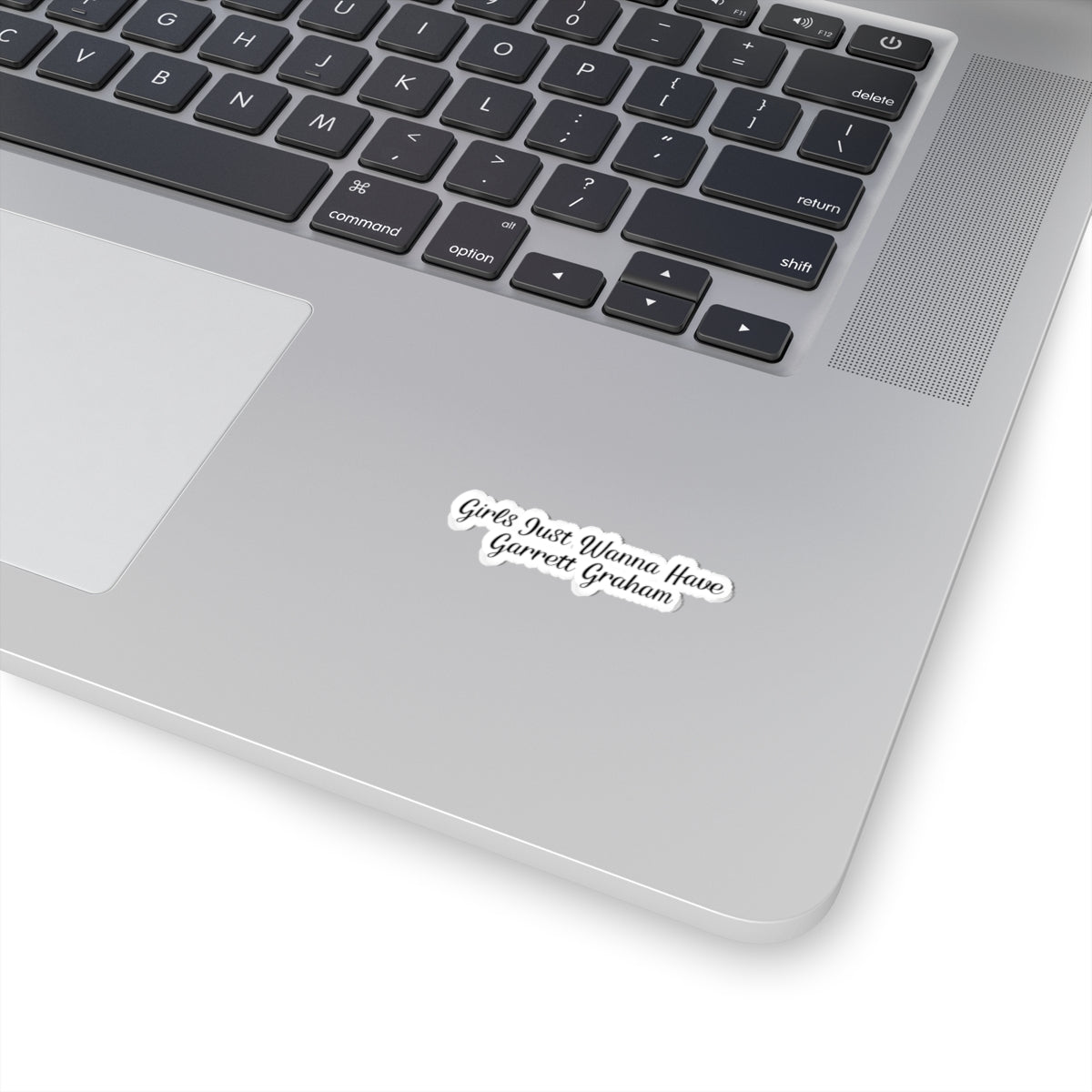 Girls Just Wanna Have Garrett Graham - Hockey Romance Inspired Script Kiss-Cut Sticker