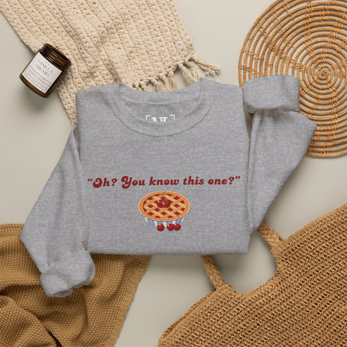 Oh? You know this one? Cherry Pie - Hockey Romance Inspired Sweatshirt