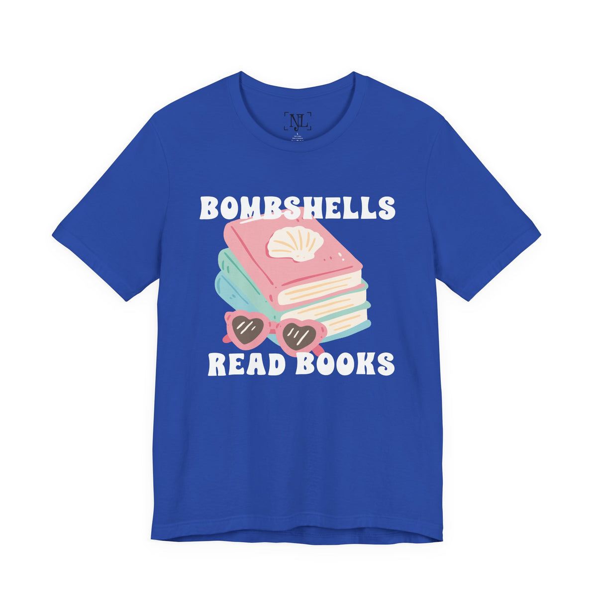 Bombshells Read Books - Bookish Villa Inspired Tee (White Text)