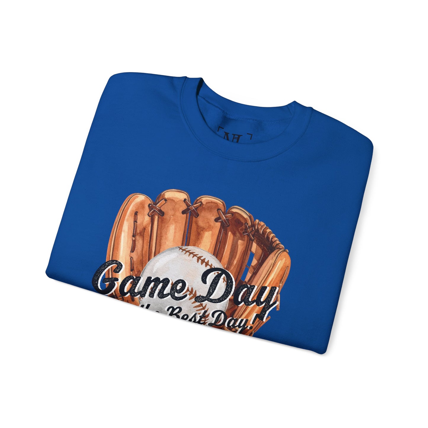 Game Day Baseball Sweatshirt — "Game Day is the Best Day" Crewneck