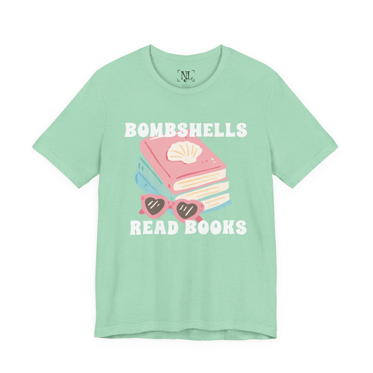 Bombshells Read Books - Bookish Villa Inspired Tee (White Text)