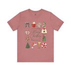 Vintage Merry Christmas - Short Sleeve Tee