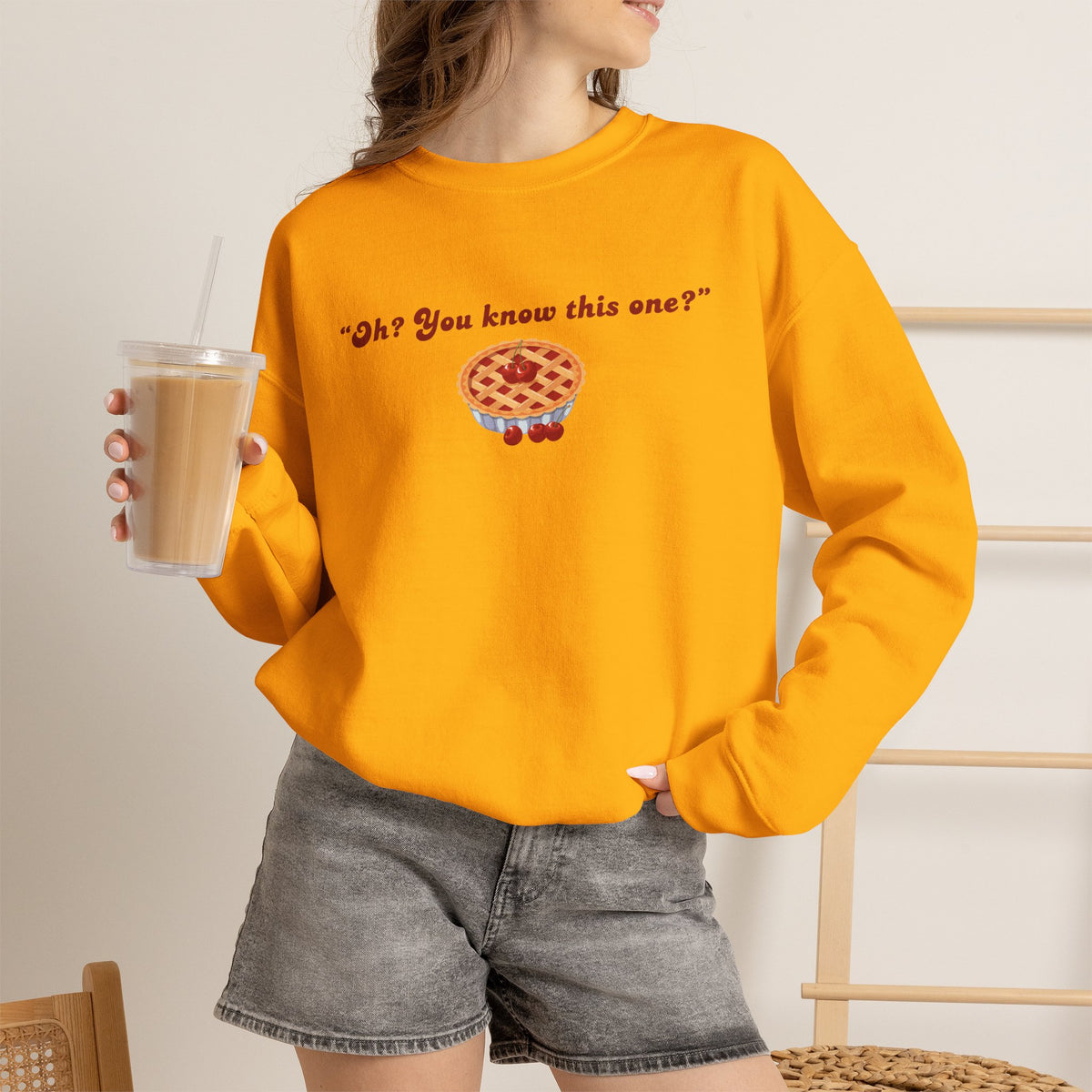 Oh? You know this one? Cherry Pie - Hockey Romance Inspired Sweatshirt