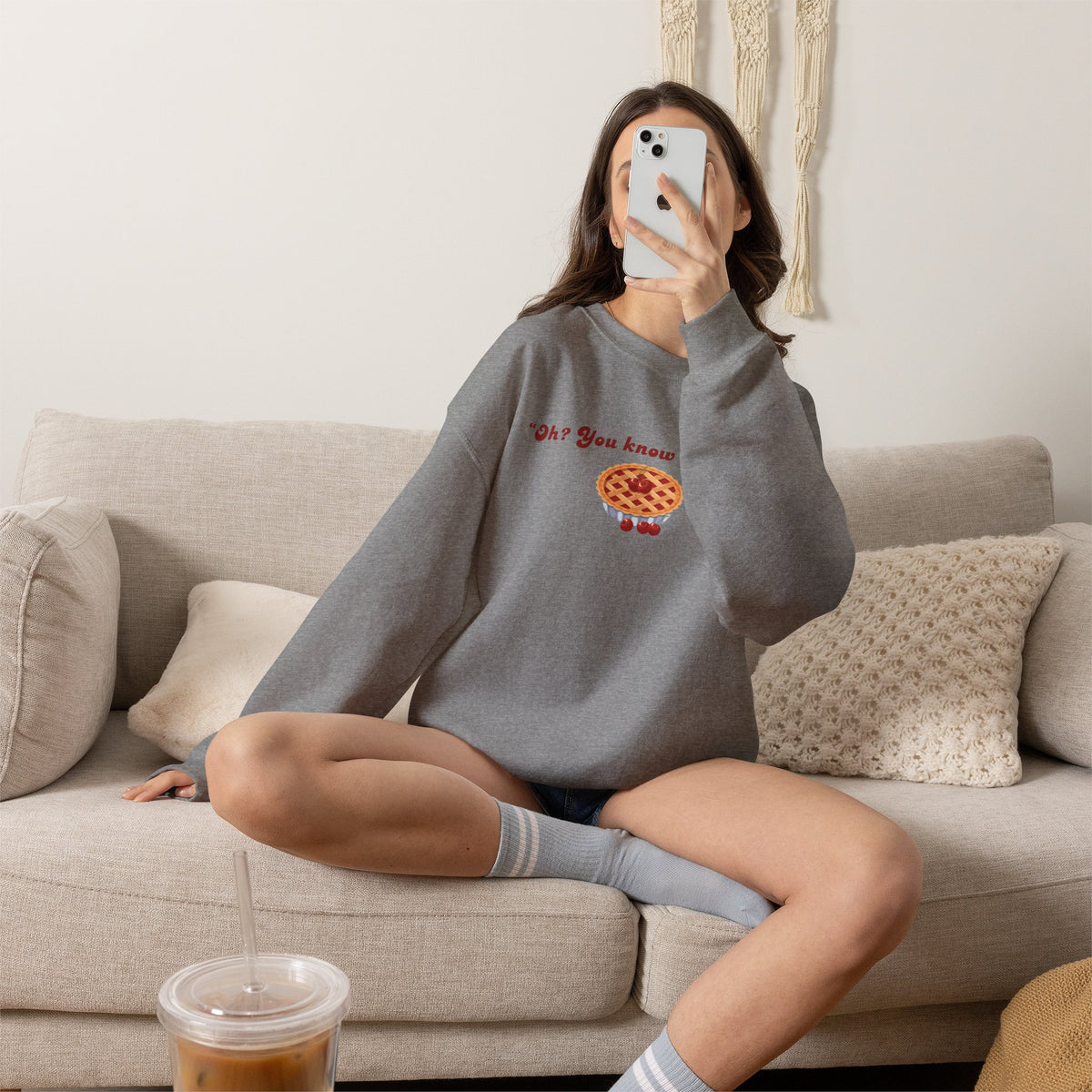 Oh? You know this one? Cherry Pie - Hockey Romance Inspired Sweatshirt