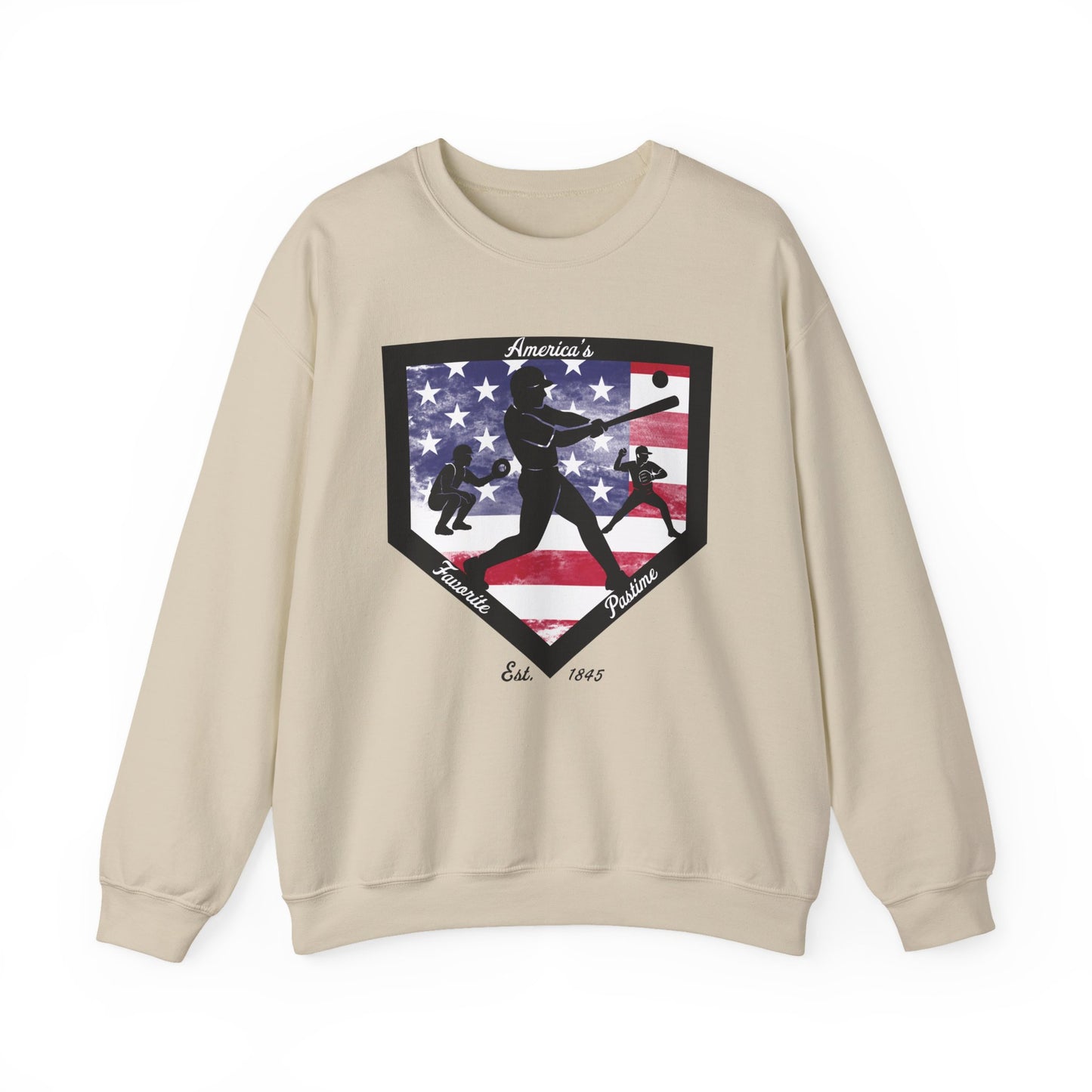 Baseball Home Plate Sweatshirt – America's Favorite Pastime Sweatshirt