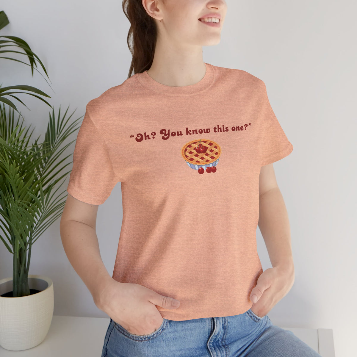 "Oh? You know this one?" Cherry Pie - Hockey Romance Inspired Tee