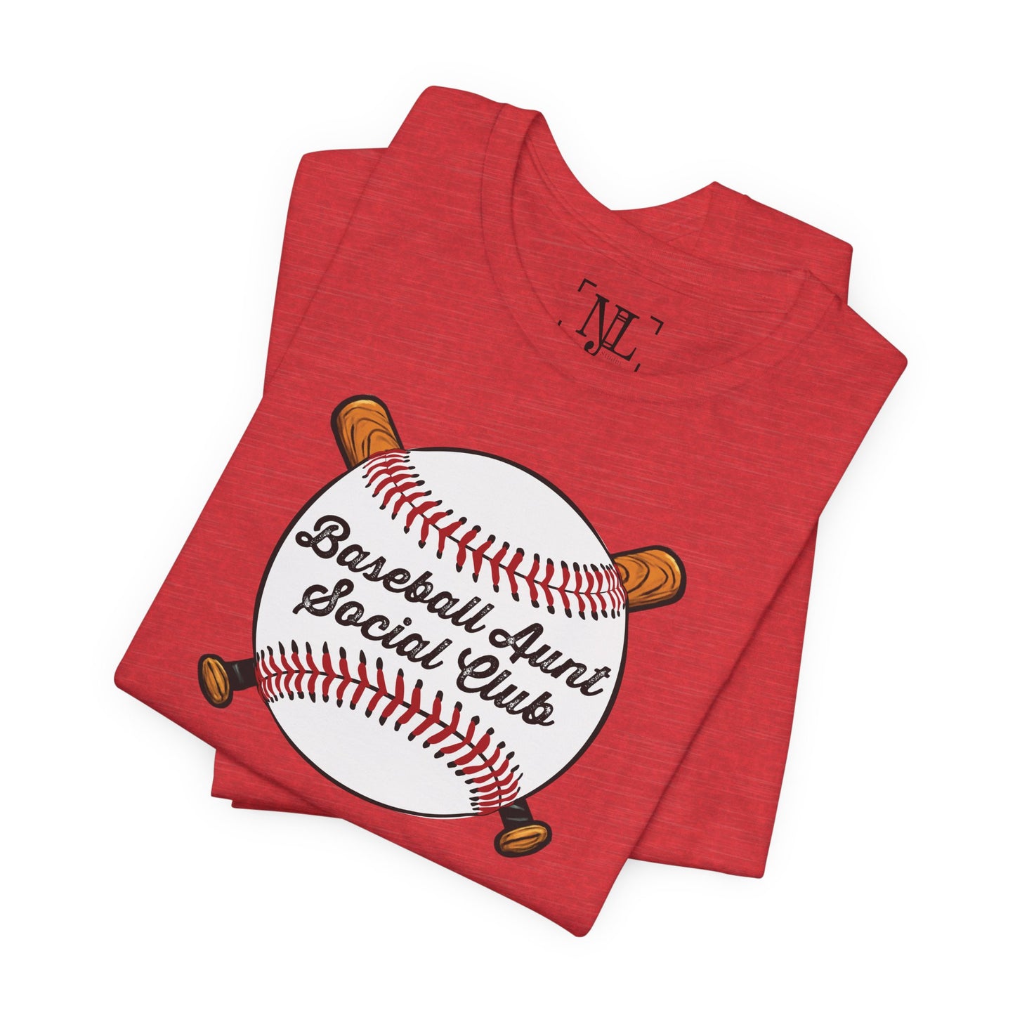 Baseball Aunt Social Club Tee — Women’s Baseball T-Shirt