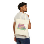 Book Lover Canvas Tote - "Just One More Chapter"