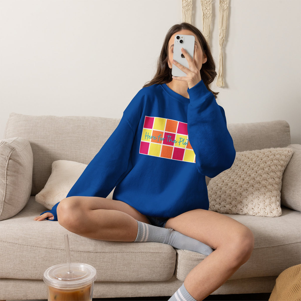 Here for the Plot Twist - Bookish Villa Inspired Sweatshirt
