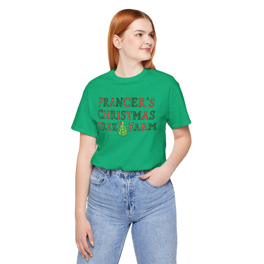 Prancer's Christmas Tree Farm Tee