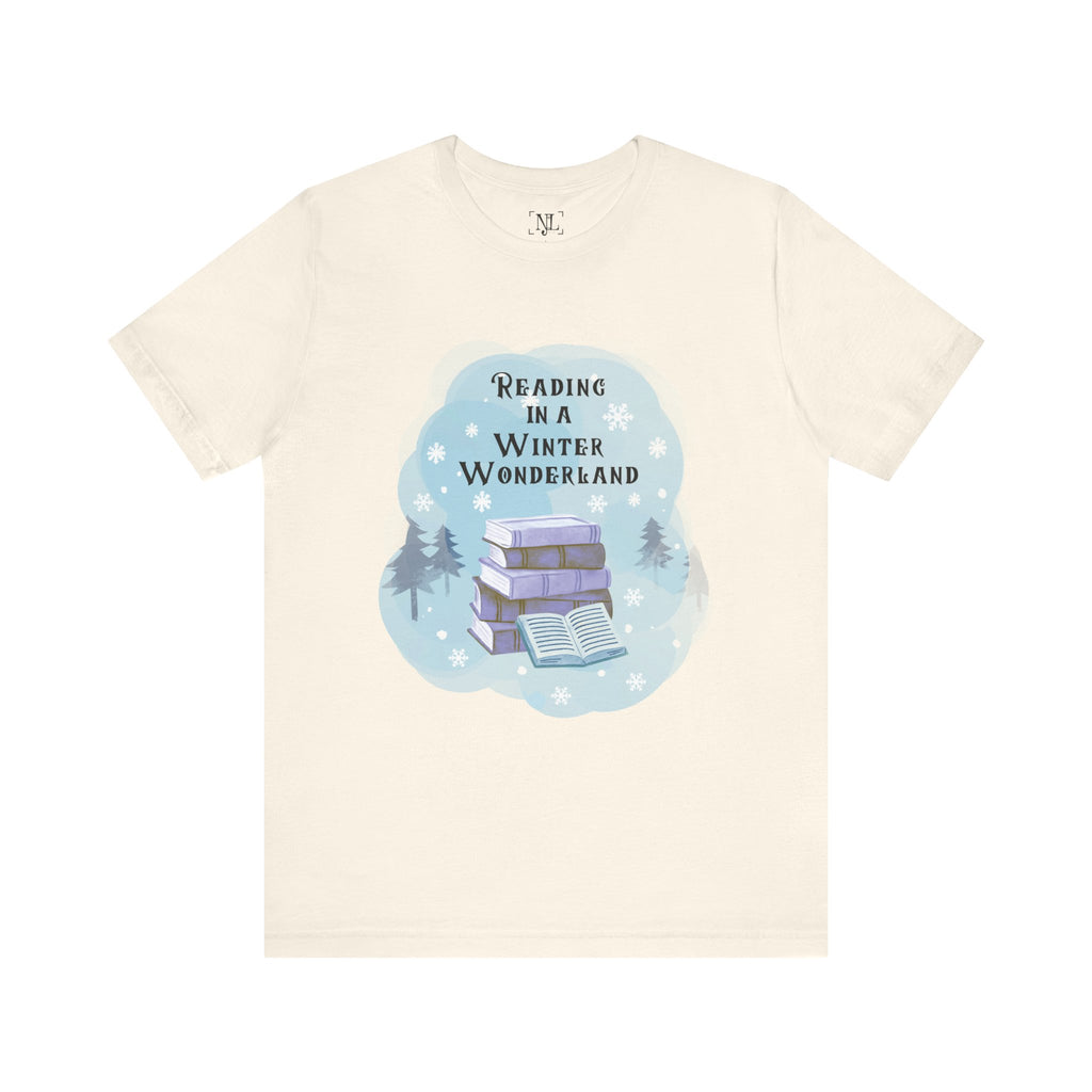 Reading in a Winter Wonderland Short Sleeve Tee