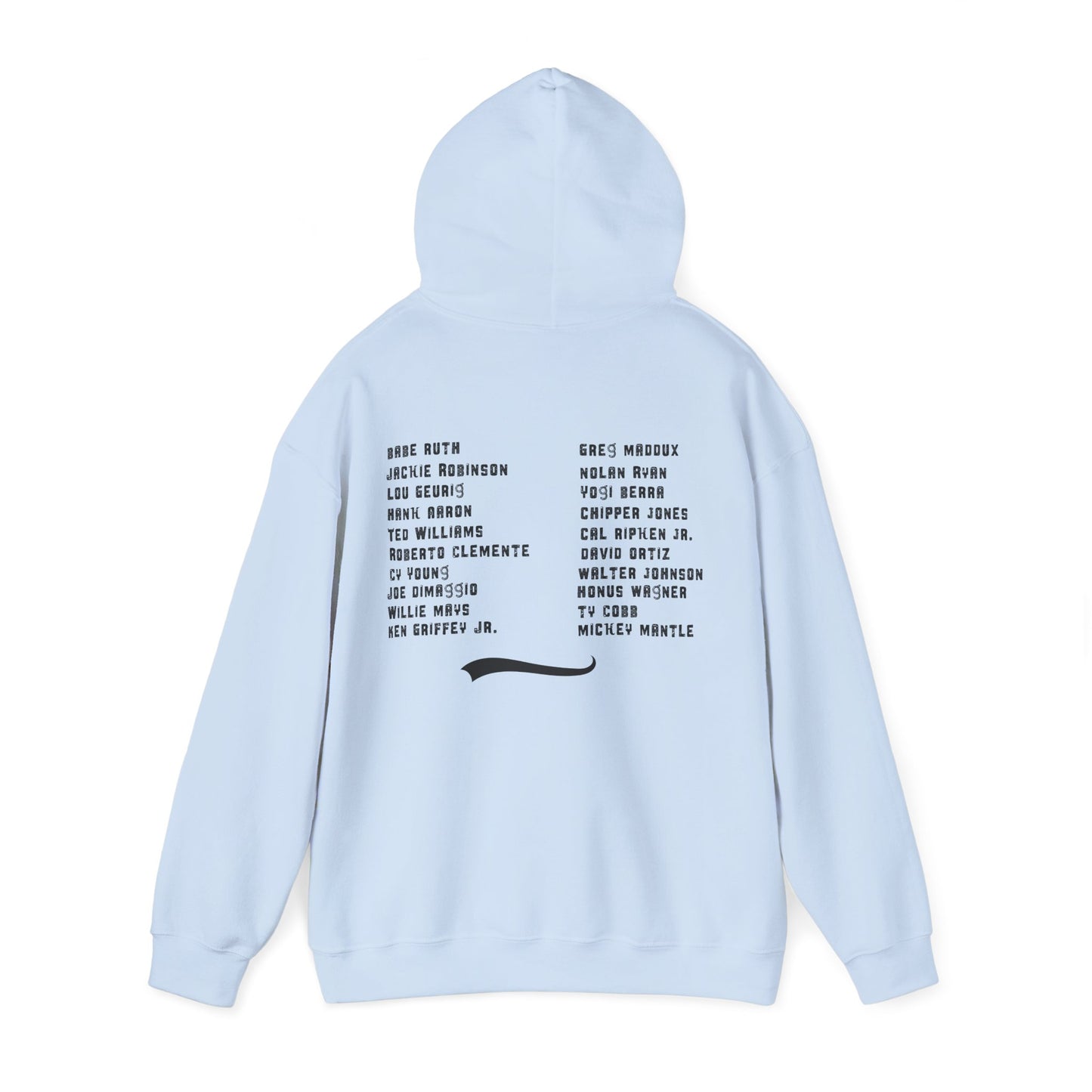 Baseball Tribute Hoodie — "Heroes Get Remembered, Legends Never Die" Hoodie