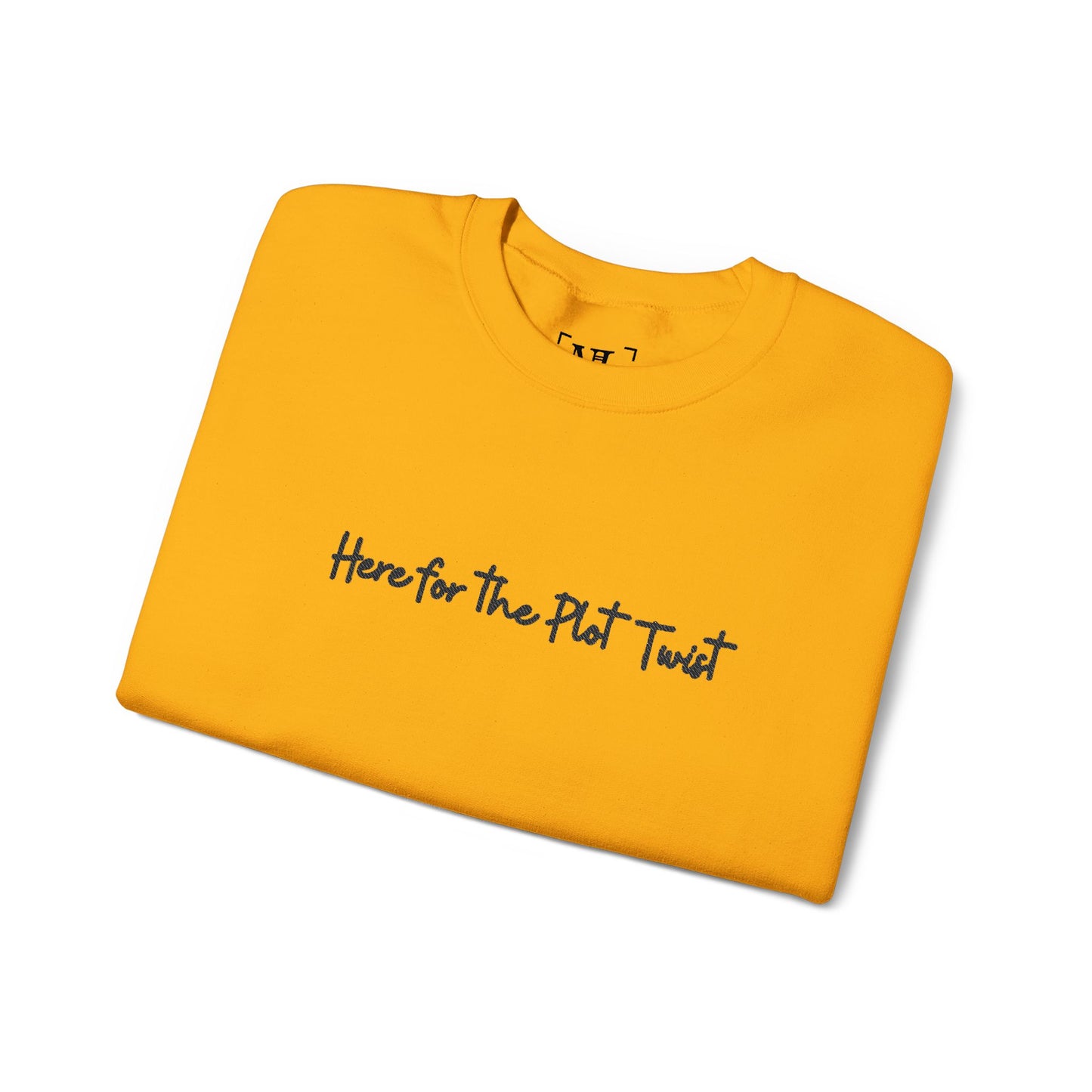 Here for the Plot Twist - Bookish Villa Inspired Embroidered Sweatshirt