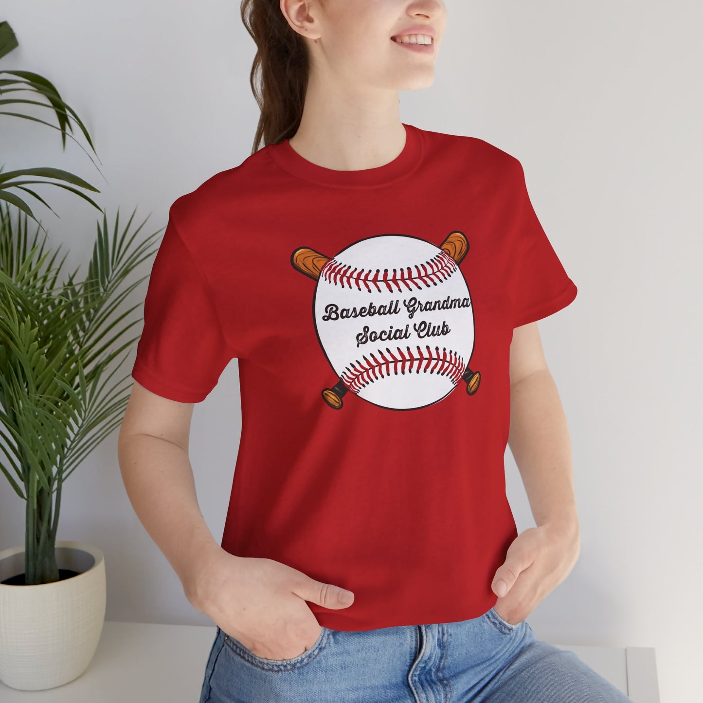Baseball Grandma Social Club Tee — Women’s Baseball T-Shirt