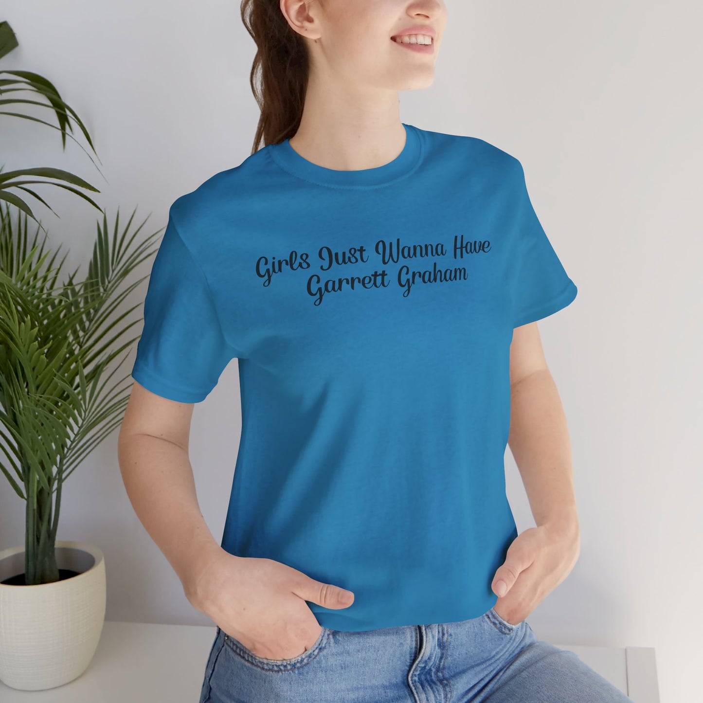 Girls Just Wanna Have Garrett Graham - Hockey Romance Inspired Tee