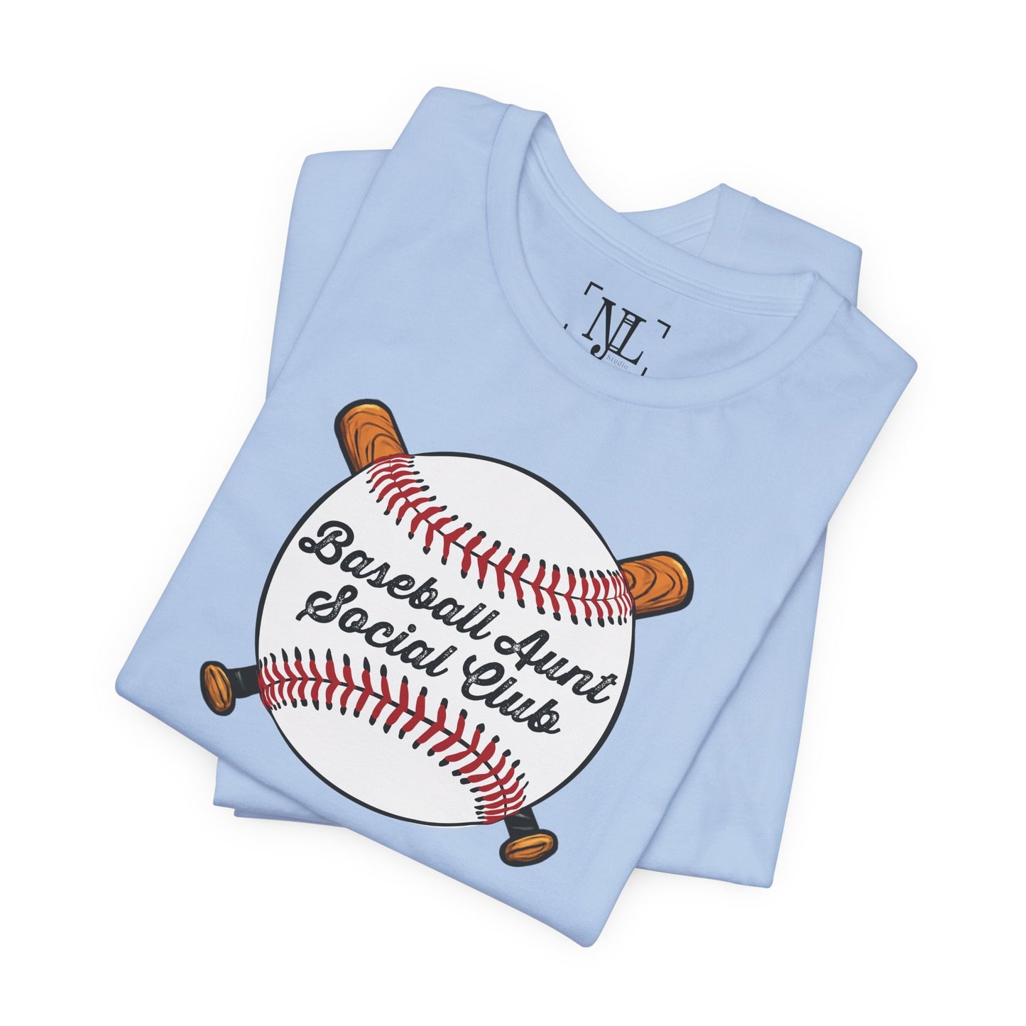 Baseball Aunt Social Club Tee — Women’s Baseball T-Shirt